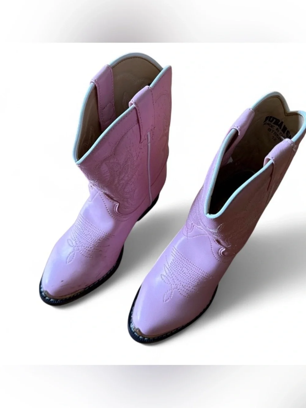 Girls Baby pink Durango boots size 12